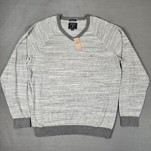 American Eagle Sweater Mens 2XL‎ Seriously Soft Classic Fit Gray V-Neck NWT